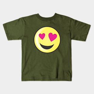 Emoticon Love Kids T-Shirt